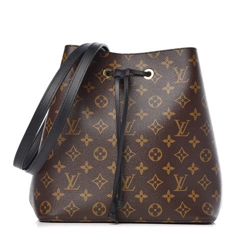 louis vuitton neonoe damier black white|louis vuitton monogram neonoe.